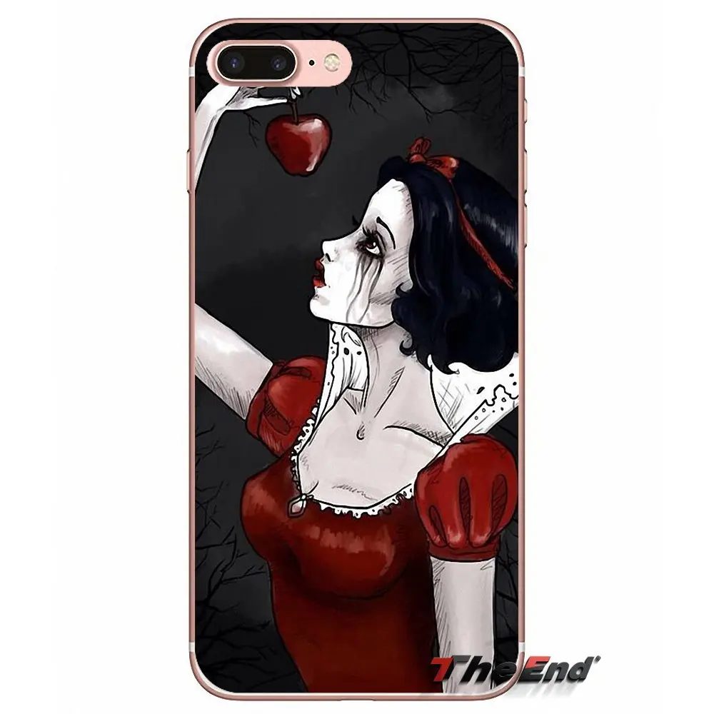 Татуировка Ариэль Алиса Белоснежка силиконовый чехол для Apple iPhone X 4 4S 5 5S SE 5C 6 6S 7 8
