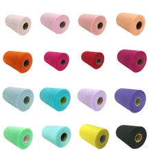 Mesh Tulle Roll Tutu 15cm 100 Yards Skirt Wedding Decoration  Fabric Organza Tulle DIY Craft Birthday Party Supplies Kids Favors