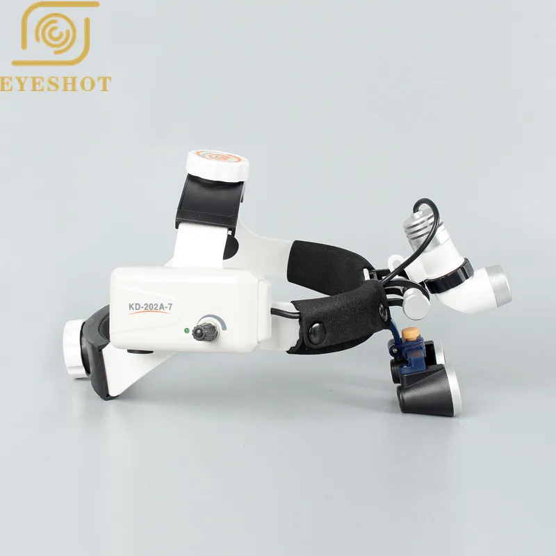 Medical Headlamp High Brightness Headband Binocular Medical Surgical Dental Loupes with Led Headlight-f (2)