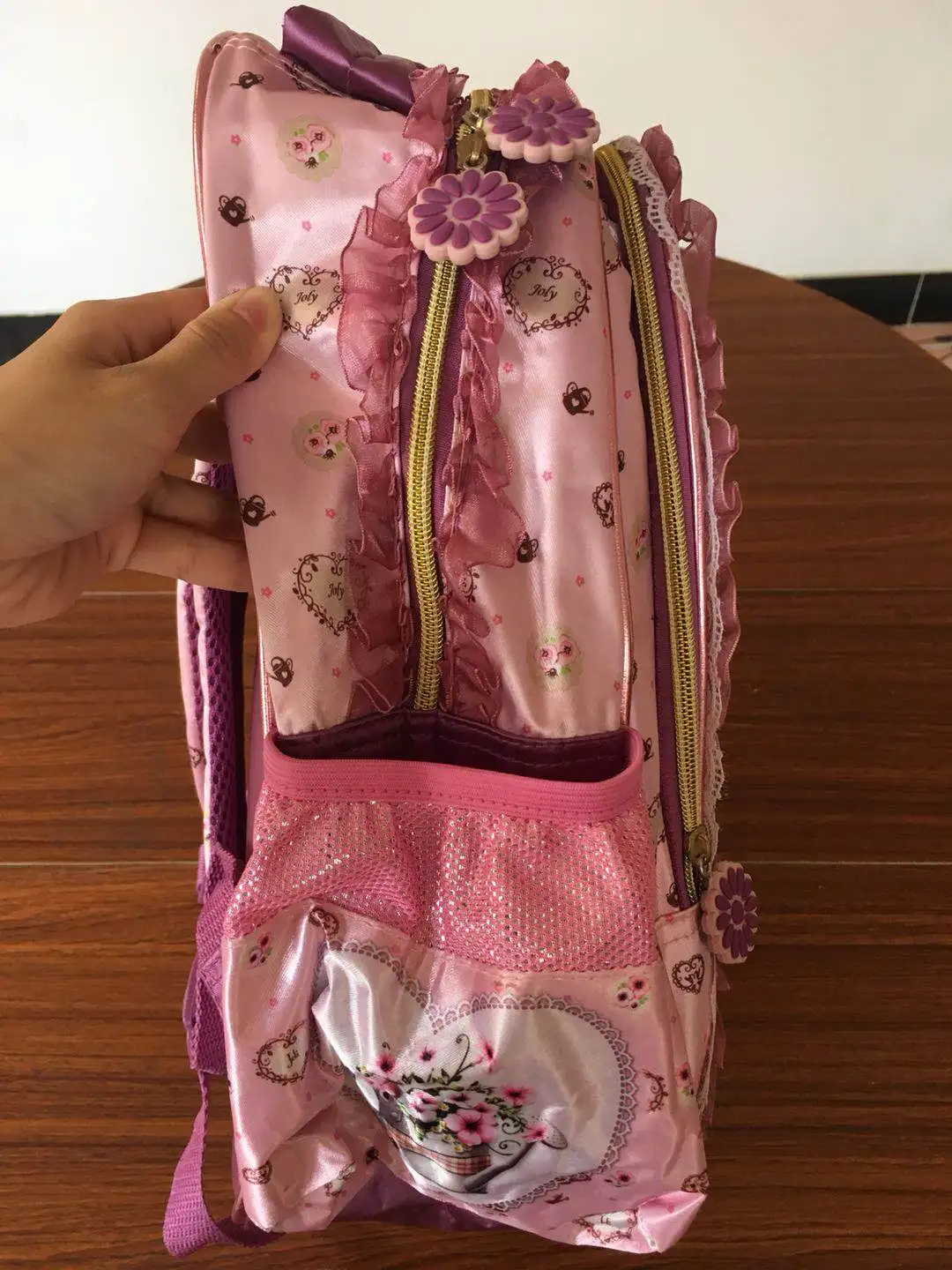 JOLY,, начальная сумка для книг, школьная сумка с цветком, школьные сумки для девочек, Детский рюкзак, Mochila Infantil sac a dos enfant
