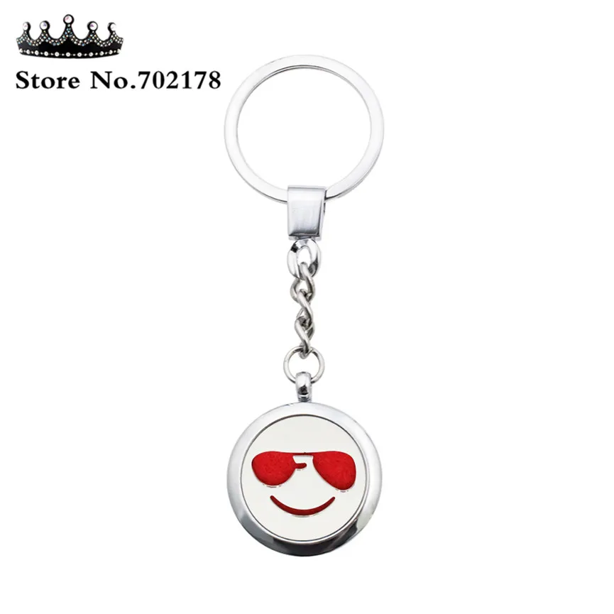 Hot Key Ring Key Chain Aroma Diffuser Lockets with keyring Essential