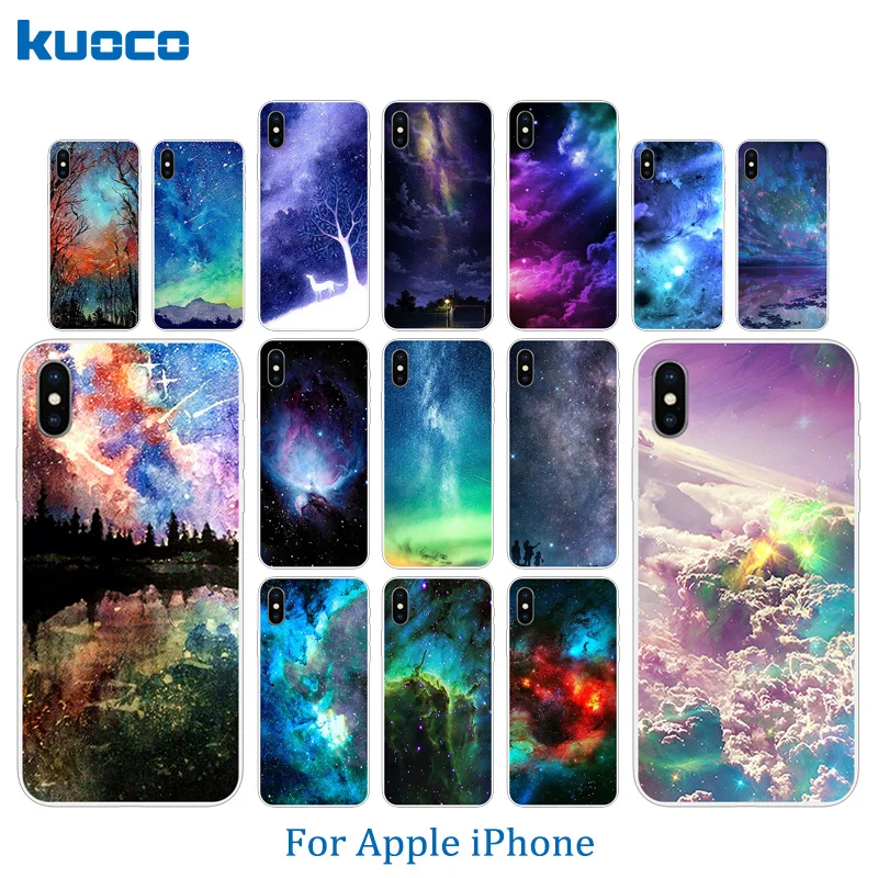 Для iPhone X 10 прозрачный мягкий силиконовый чехол для телефона Apple 6 6s 7 8 Plus матовый