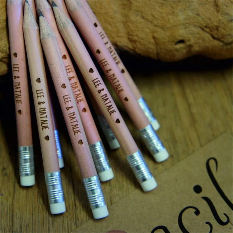 

36pcs Pencil Wedding Favours Personalized Pencils Custom Save The Date Pencils Wedding Favors Rustic Wedding Decor