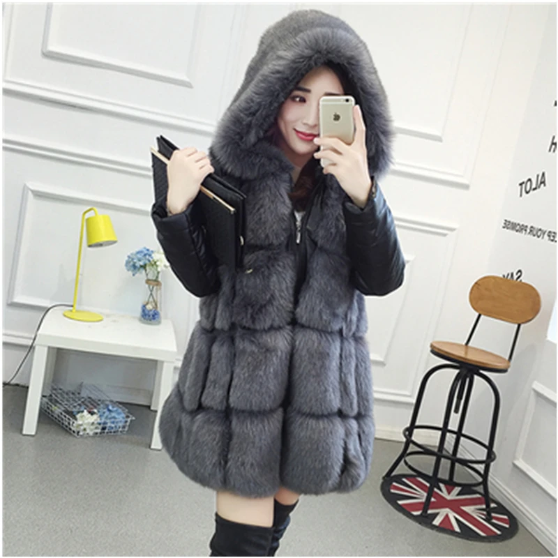 Faux Fur Swing Coat Promotion-Shop for Promotional Faux