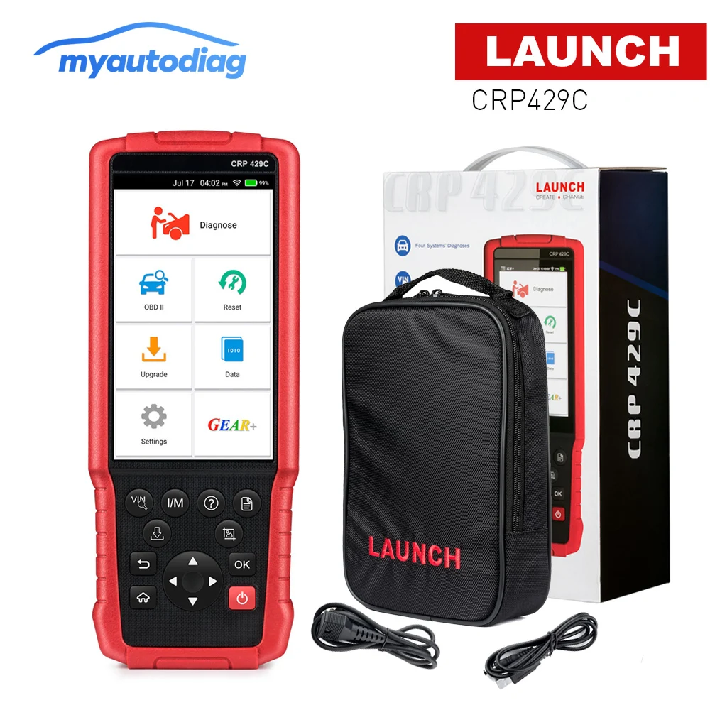 

2018 New Launch CRP429C Professional Diagnostic tool Support ENG ABS SRS AT DPF OIL more Special Functions CRP 429C Scanner
