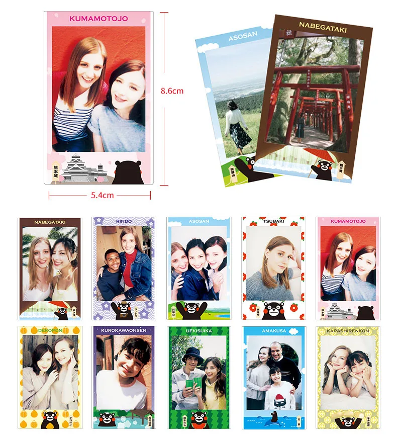 Новый 10 листов Fujifilm Instax Mini 9 пленка KUMAMON медведь kumamoto фотобумага мгновенная для