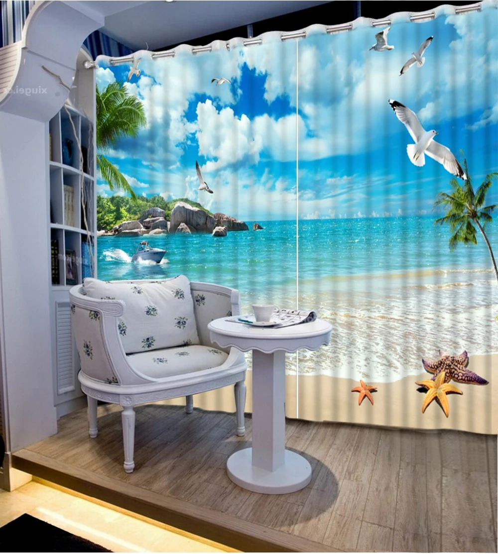 高品質costom現代のリビングルームのカーテン3dビーチ3dウィンドウカーテン用寝具ルーム Curtains For Room Curtainsmodern Living Room Curtains Aliexpress 高品質costom現代のリビングルームのカーテン3dビーチ3dウィンドウカーテン用寝具ルーム Curtains For Room Curtainsmodern Living Room Curtains Aliexpress