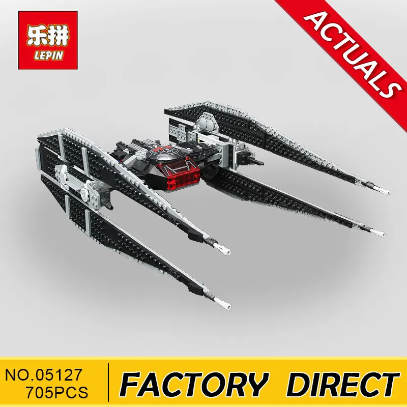

LEPIN 05127 The Tie Model Fighter Model 705Pcs Star Set Series 75179 War Building Blocks Bricks Educational DIY Christmas Gifts