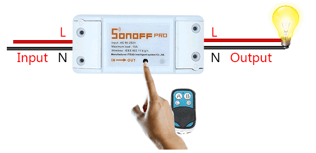 Pair with 433Mhz RF Remote Control.gif