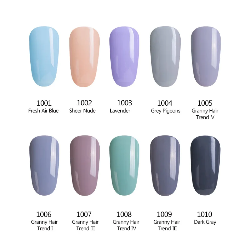 Modelones телесный цвет серия УФ-гель для ногтей Дизайн ногтей фиолетовый цвет светодиодный гель лак Полупостоянный УФ лак для ногтей