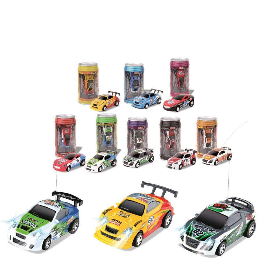 Лидер продаж! 7 цветов Кокс RC автомобиль Радио Дистанционное управление автомобилей Micro гоночный автомобиль игрушка 4 шт. Road Конструкторы малыша Игрушечные лошадки подарки - Цвет: Color random deliver