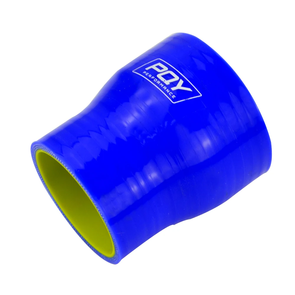 PQY Blue&ampyellow 2&quot 2.5&quot 51mm 64mm Silicone Hose Straight Reducer Joiner Coupling SH02025 QY|Шланги и зажимы| |