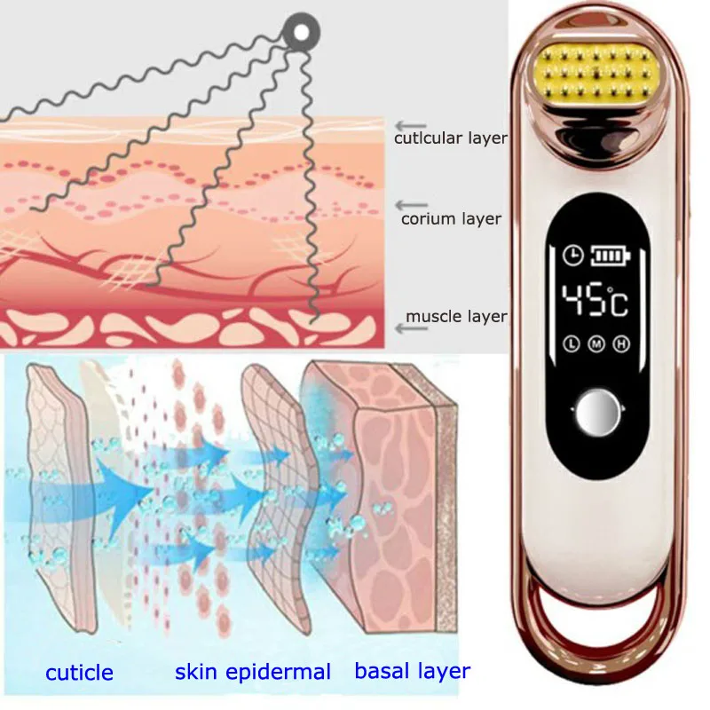  Effective RF Beauty Machine Electric Face Lifting Tighten Remove Wrinkle Massager Rejuvenation Anti
