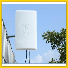 2* 24DBI LTE наружная MIMO антенна 4G Двойная поляризационная панель антенна SMA разъем(белый) 10 м кабель