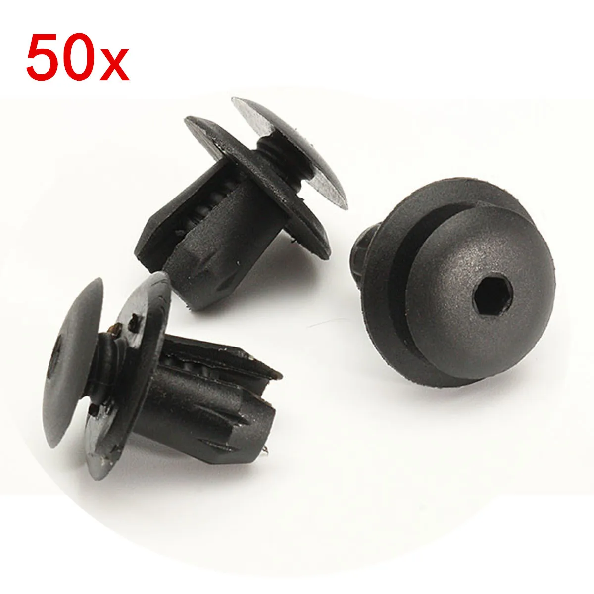 50pcs For VW /Volkswagen T4 T5 Transporter Eurovan Trim Panel Lining Fixing Clips 9mm 70186729901C