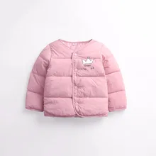 Bibicola зима топы для девочек пальто для малышей Новая детская утепленная Парки модная детская одежда спортивные Куртки теплая верхняя одежда для девочек, пальто