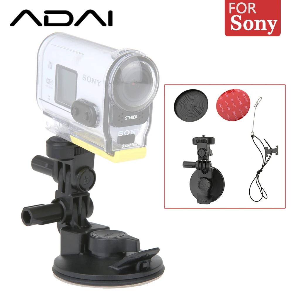 

ADAI DZ-SCM1 Suction Cup Mount for Sony Action Camera AS15/AS30 Cam AS300 AS200V AS50 AS100V AS20 HDR-AS30V HDR-AS200V for Gopro