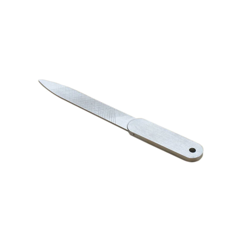

1 pcs Stainless Steel Nail File Buffer Home-use Manicure Pedicure Metal Nail Art Tools