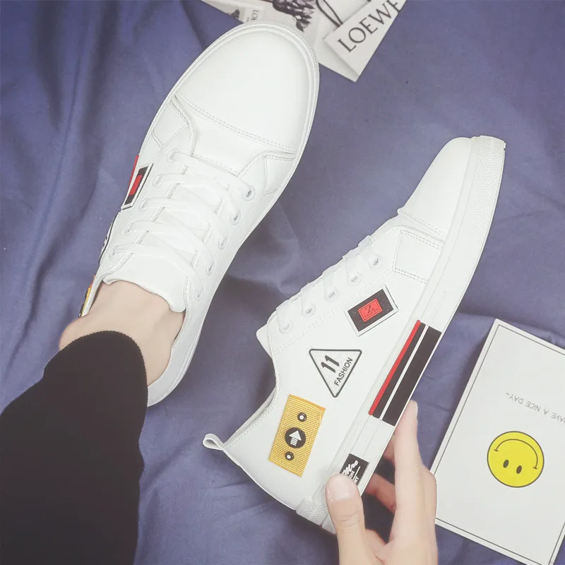 

2019 new summer Korean version of the trend of breathable thin men's shoes small white shoes men's casual shoes wild tide shoes