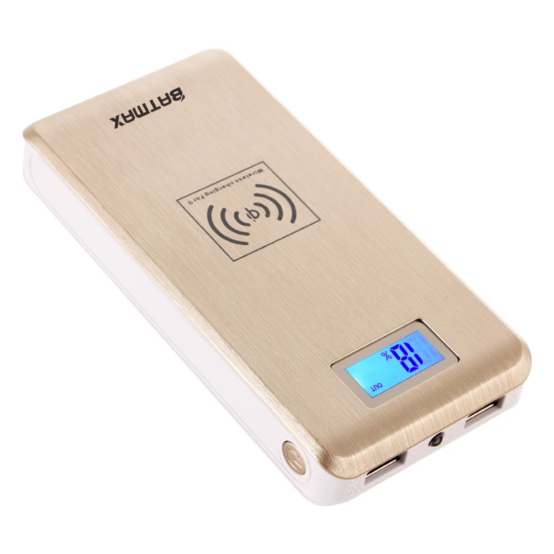 2 in 1 Qi Wireless Charger Portable Wireless Power Bank