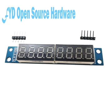 

1pcs 8 digit LED display module MAX7219 LED display support cascaded 8-bit serial 3 IO port control