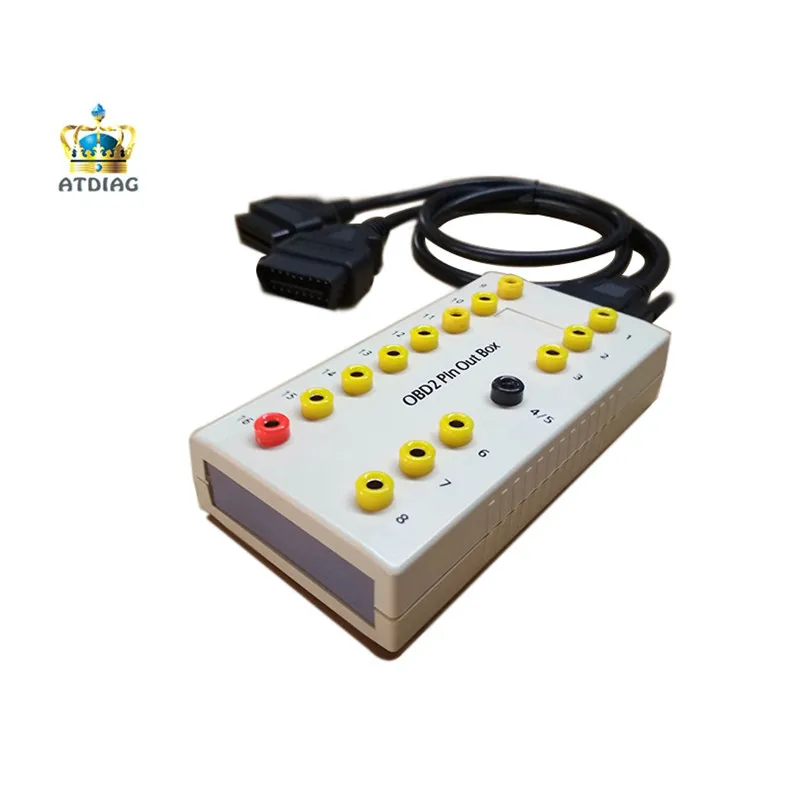 OBD2 pinout box / pin out для отладки интерфейса OBD 16 pin|Считыватели кодов и сканеры| |