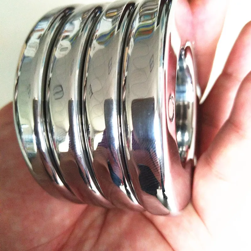 Из нержавеющей стали 4 шт. накладной мошонный кулон кольцо магнитное всасывающее кольцо яичка пенис кулон кольца секс-игрушки для мужчин