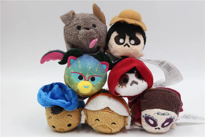 2017 Новый магазин Pixar COCO плюшевый Набор из 7 Мини 3 5&quot|plush set|tsum plushnew plush |