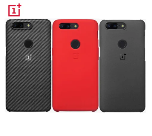 

100% Original Oneplus 5T Case Sandstone Black Rosewood Ebony 3D Glass Karbon For Oneplus 5T five One plus 5t OP5T Protect Case