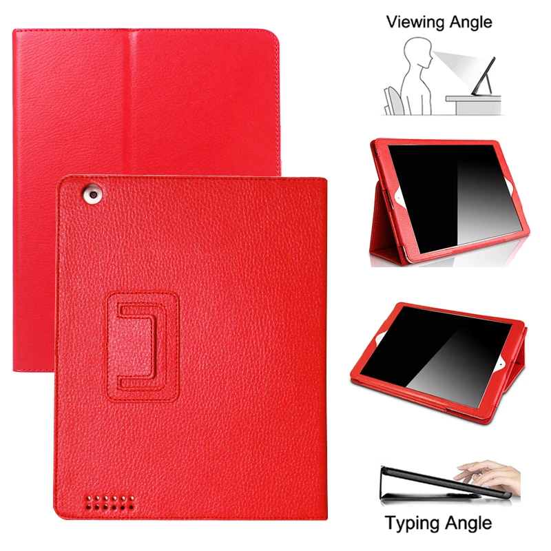 

Stand Case For Apple iPad 2/3/4 A1395 A1396 A1397 A1416 A1430 A1403 A1458 A1459 A1460 Leather Cover For Apple iPad2 iPad3 iPad4