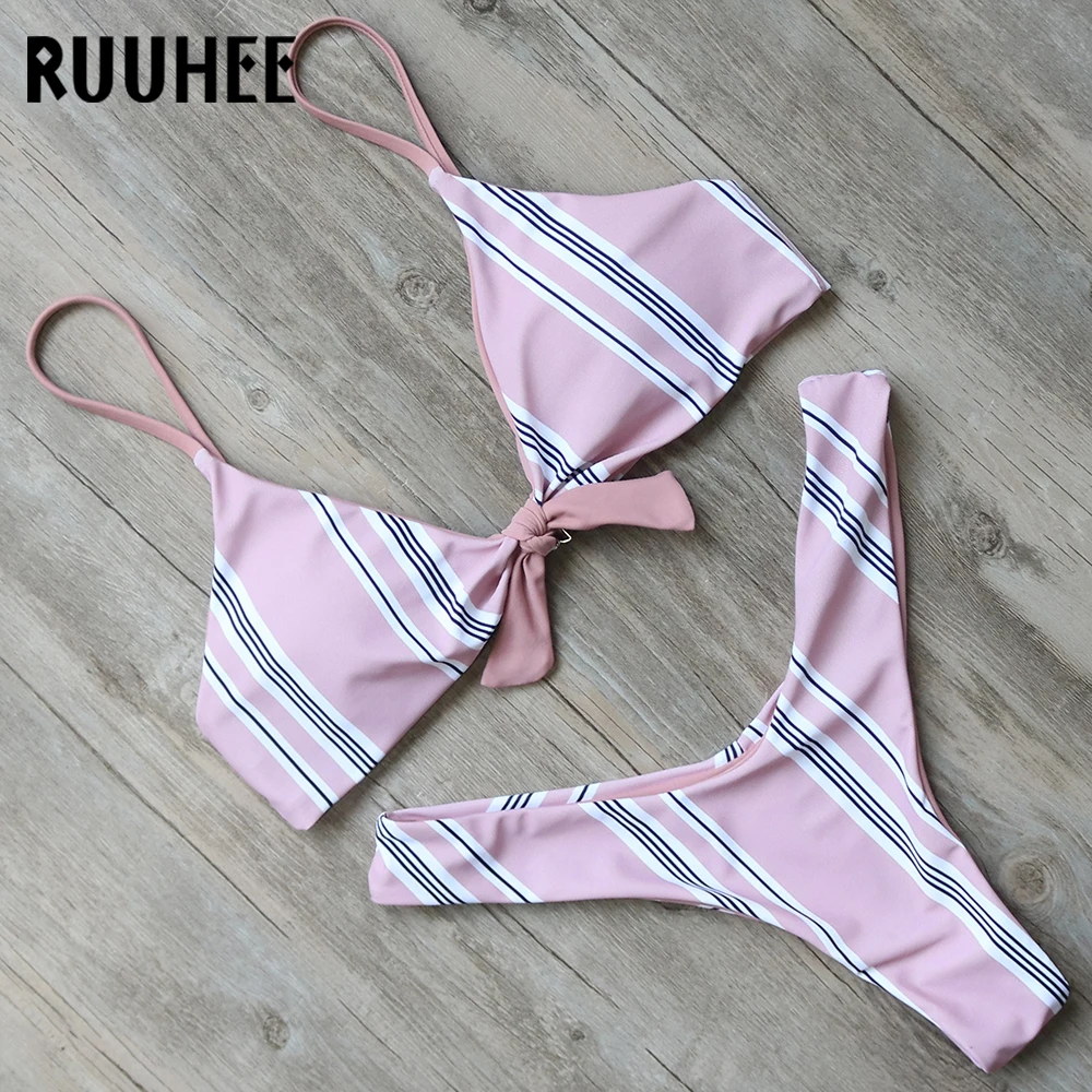 RUUHEE Bikini Swimwear Women Swimsuit Brazilian Bikini Set High Cut Bathing Suit 2018 Bow-Knot Beachwear Women's Swimming Suit RUUHEE Bikini Swimwear Women Swimsuit Brazilian Bikini Set High Cut Bathing Suit 2018 Bow-Knot Beachwear Women's Swimming Suit