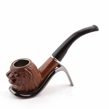 Креативные экологически чистые смоляные курительные трубки высокого качества Изысканные травы табачные трубки сигары подарки с головой льва украшения LFB817