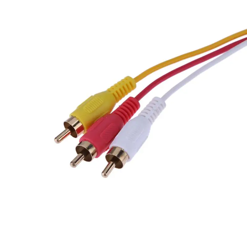 Аудио кабель М 1,5 м HD HDMI к 3RCA av-кабель позолоченный аудио кабель для ТВ-приставка для ПК проектор планшетные компьютеры