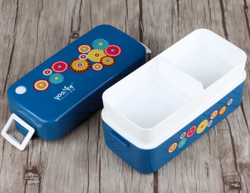 Новые японские Ланч-боксы контейнеры с отделениями микроволновая печь Bento Box для детей Пикник еда контейнер BPA бесплатно