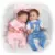 22 Polegadas Boneca Reborn Vinil Silicone Artesanal 55 CM Dormir Bebês Realistas Reais Pecifier Bebe Meninos Meninas Para Meninas Brinquedos Boencas