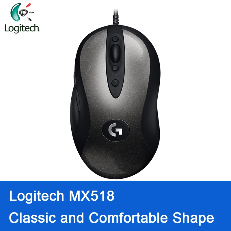 Оригинальная классическая и удобная оптическая игровая мышь lotech MX518