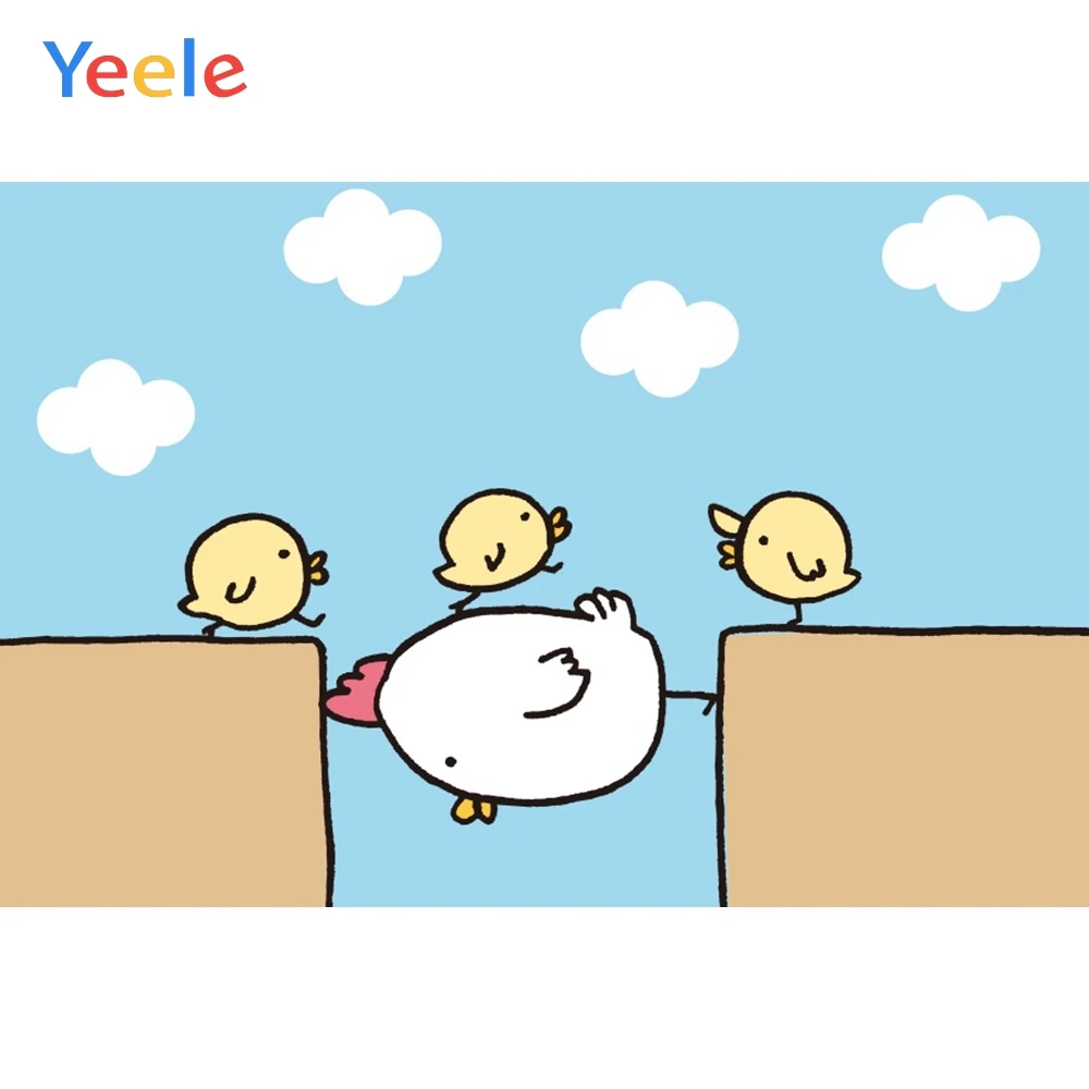 

Yeele Photocall Maternal Love Chicken Room Painting Photography Backdrop Personalized Photographic Backgrounds For Photo Studio