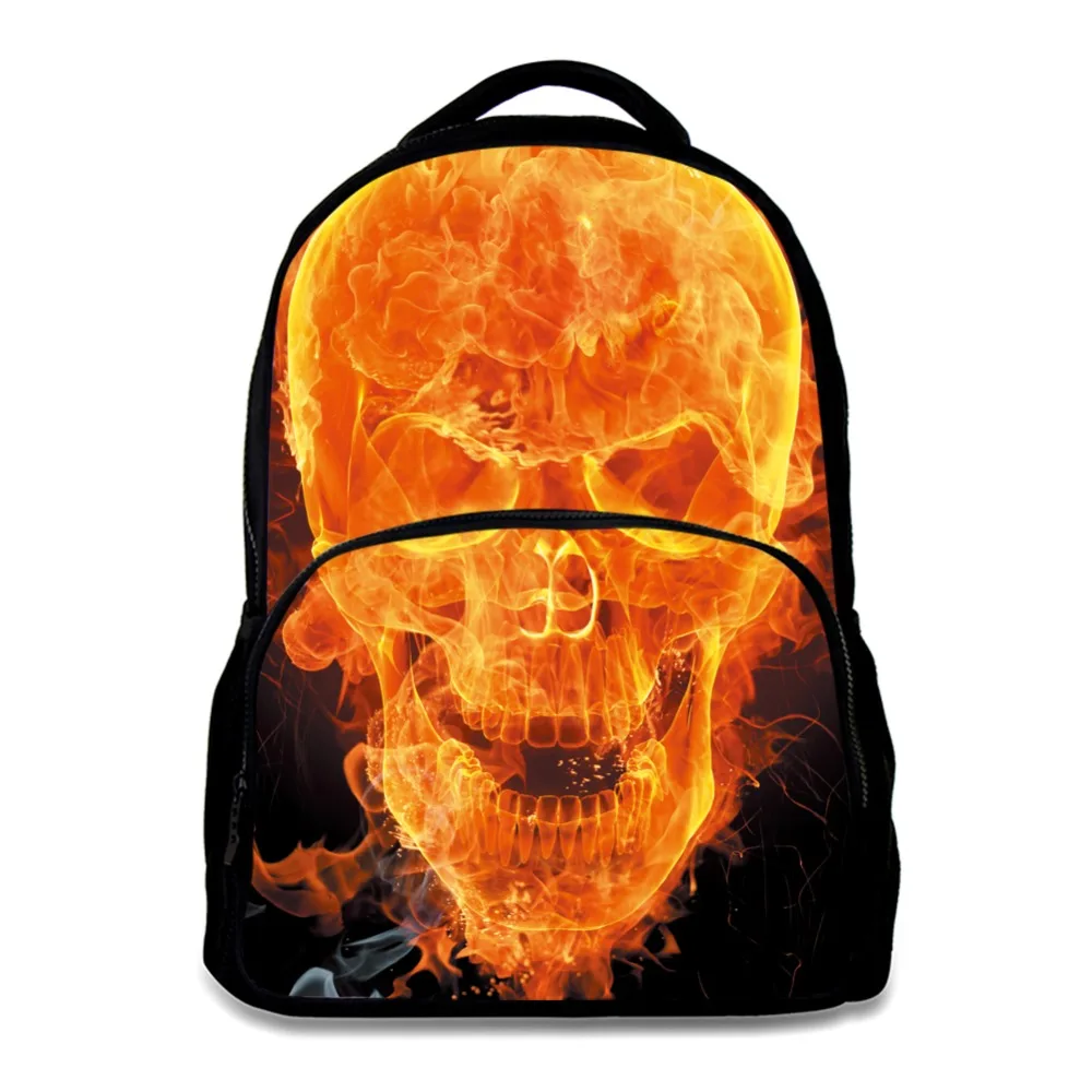 

Backpack Men Women Multifunctional Fashion Cool Big Capacity Backpacks College Tide Bags Laptop Shoulder Bag Skull Design