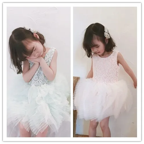

kids dresses for girls baby clothes girl lace flower summer princess dresses high quality tutu dress girls party dresses