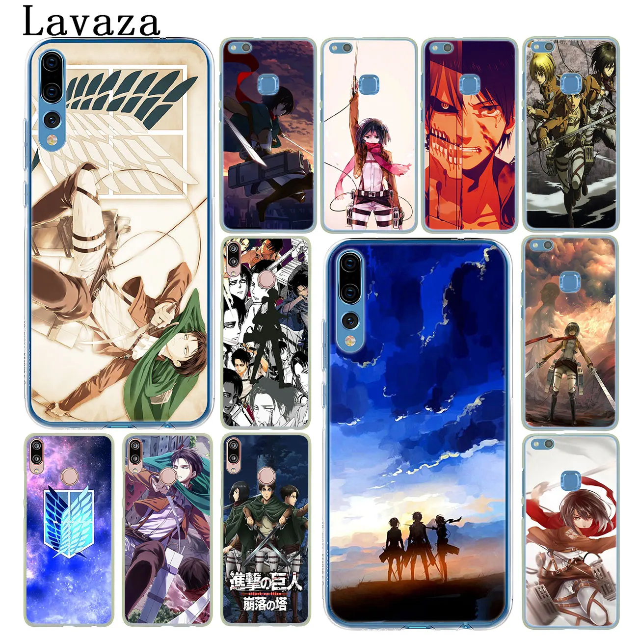 

Lavaza ARMIN Levi Attack on Titan Phone Case for Huawei P30 P20 Pro P10 P9 Plus P8 Lite Mini 2016 2017 P smart Z 2019 Cover