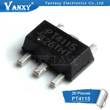 20 штук PT4115B89E SOT89-5 PT4115 сот СОТ-89 SMD