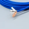 High-level audio cable 0.33 0.55 square 2-core Copper silvering  hifi signal line with shielding layer ► Photo 1/6