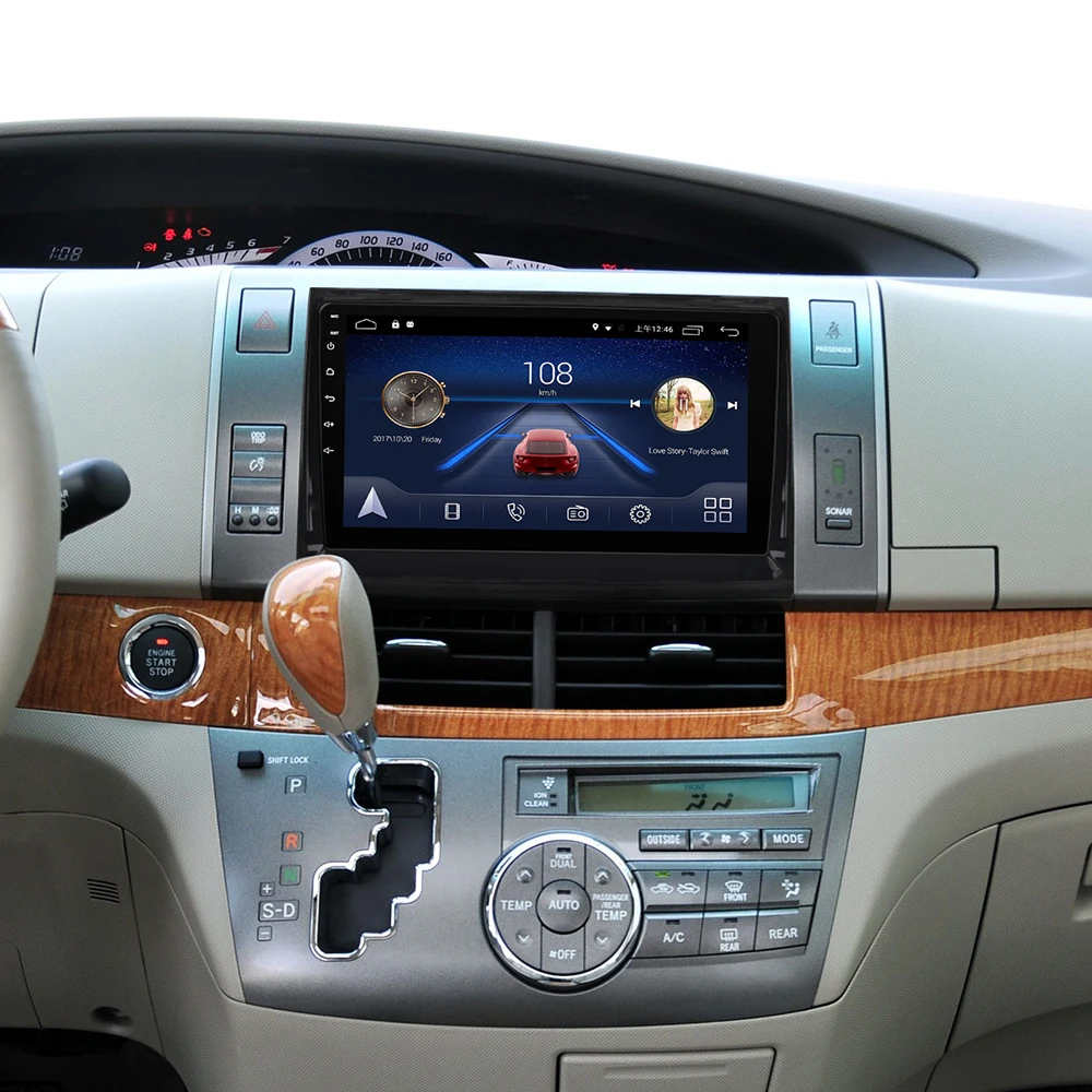 Sale Android 9.0 Car  Multimedia Player for Toyota Estima/PREVIA/Tarago/Canarado  radio stereo gps navigation system 1