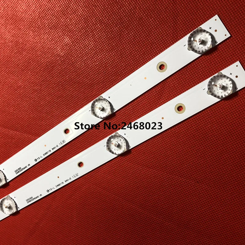 Светодиодная лента для подсветки Tos hiba 32L1500C strip 4C LB320T HR4 32HR332M06A0 V5 screen LVW320CSDX 1 шт. = 6