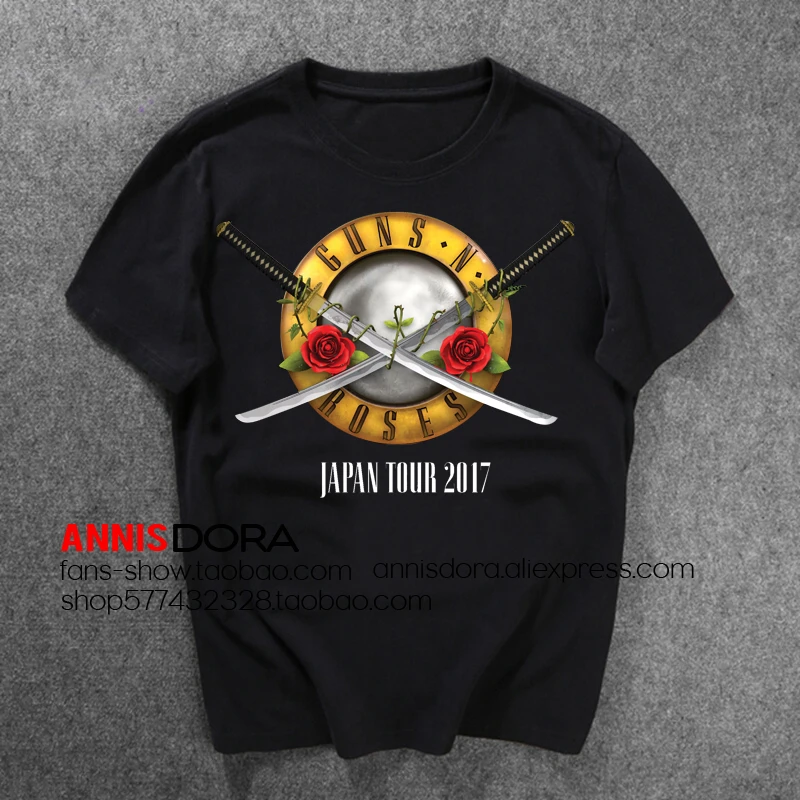 Guns N Roses Gnr Japan Tour 2017 Short Sleeve T Shirt T Shirt T Shirt Japan T Shirtt Shirt Short Aliexpress