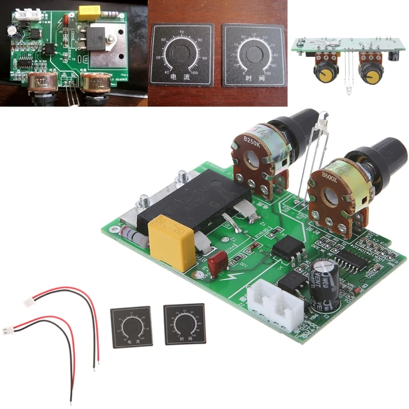 Высококачественный точечный сварочный аппарат реле времени Плата управления трансформатор тока 100A SCR