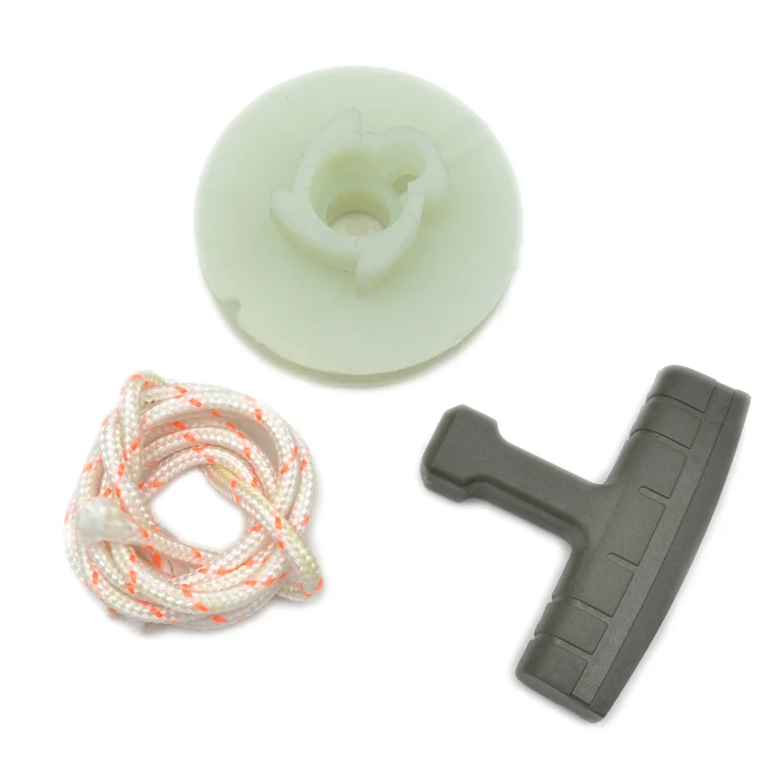 Chainsaw Starter Parts Pulley Handle Rope Set fit Husqvarna 50 51 55