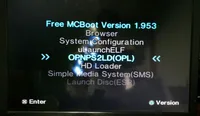 FMCB  v1.953  McBoot  sony PS2 Playstation2 8 /16 /32 /64    OPL MC boot