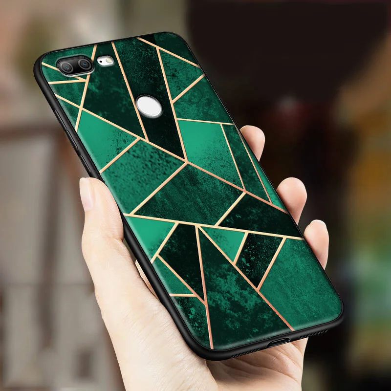 Geometric  silicone case honor 9 lite (11)
