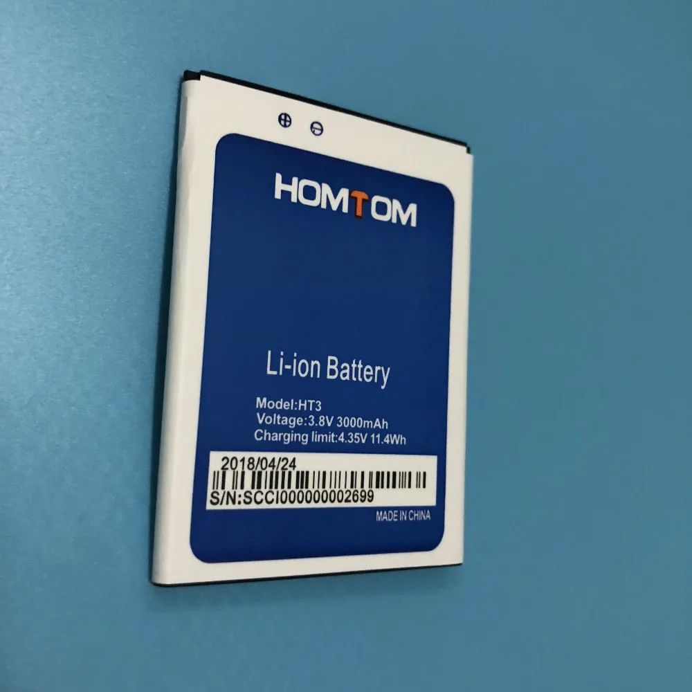 Оригинальная Высококачественная новая резервная HT3 батарея для HOMTOM Pro 3 8 в 3000 мАч